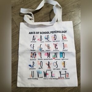 2/$25 White Canvas Tote Bag